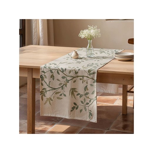 Mint Rugs Bieżnik &quot;Zarza&quot; w kolorze kremowo-zielonym ze sklepu Limango Polska w kategorii Obrusy i bieżniki - zdjęcie 183773376
