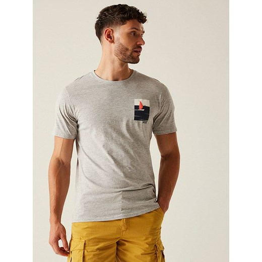 T-shirt męski Regatta casual z krótkim rękawem