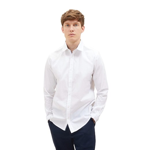 Tom Tailor Koszula - Regular fit - w kolorze białym ze sklepu Limango Polska w kategorii Koszule męskie - zdjęcie 183773609