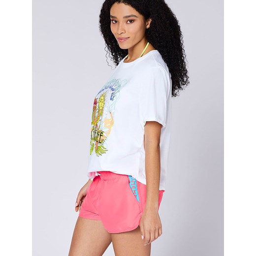 Bluzka damska Chiemsee młodzieżowa z krótkim rękawem z okrągłym dekoltem 