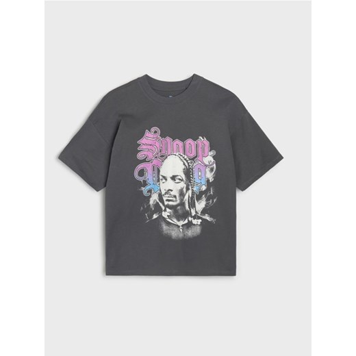 Sinsay - Koszulka Snoop Dogg - szary ze sklepu Sinsay w kategorii T-shirty chłopięce - zdjęcie 183774777