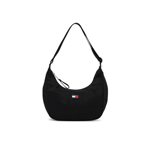 Torebka Tommy Jeans Urban X-Body AW0AW17547 Czarny ze sklepu eobuwie.pl w kategorii Torebki hobo - zdjęcie 183775345