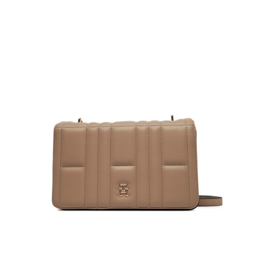Torebka Tommy Hilfiger AW0AW17454 Beżowy ze sklepu eobuwie.pl w kategorii Listonoszki - zdjęcie 183775376
