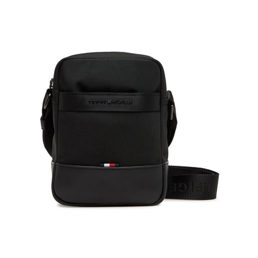 Saszetka Tommy Hilfiger Th Nylon Travel Mini Reporter AM0AM13472 Czarny ze sklepu eobuwie.pl w kategorii Torby męskie - zdjęcie 183775397