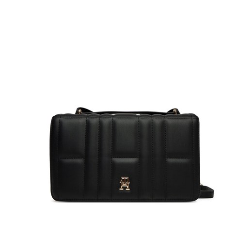 Torebka Tommy Hilfiger Th Feminine Conv Crossover AW0AW17454 Czarny ze sklepu eobuwie.pl w kategorii Listonoszki - zdjęcie 183775409