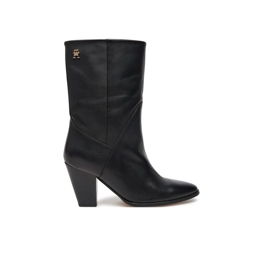 Botki Tommy Hilfiger FW0FW08253 Czarny ze sklepu eobuwie.pl w kategorii Botki - zdjęcie 183775456