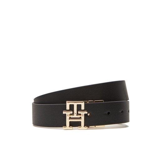 Pasek Damski Tommy Hilfiger Th Modern 3.0 Rev AW0AW17495 Czarny ze sklepu eobuwie.pl w kategorii Paski damskie - zdjęcie 183775475