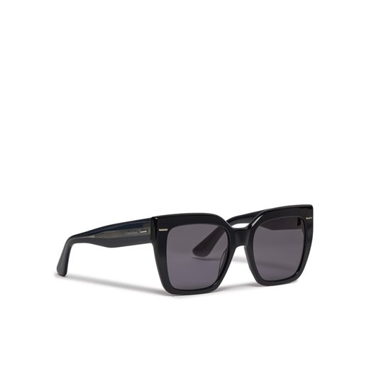 Okulary przeciwsłoneczne Calvin Klein CK23508S Czarny ze sklepu eobuwie.pl w kategorii Okulary przeciwsłoneczne damskie - zdjęcie 183775527