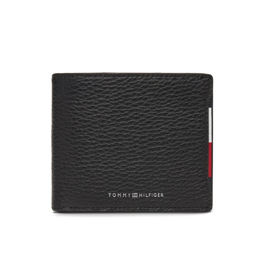 Portfel męski Tommy Hilfiger Central Cc Flap And Coin AM0AM13515 Czarny ze sklepu eobuwie.pl w kategorii Portfele męskie - zdjęcie 183775588