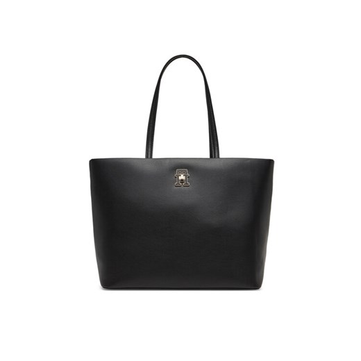 Torebka Tommy Hilfiger AW0AW17528 Czarny ze sklepu eobuwie.pl w kategorii Torby Shopper bag - zdjęcie 183775637