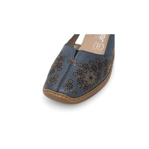 Półbuty Rieker 41396-12 Granatowy Rieker 37 eobuwie.pl