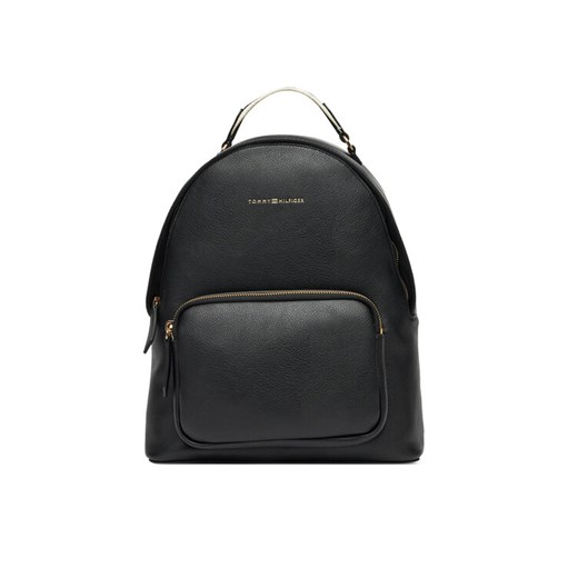 Tommy Hilfiger Plecak Th Logotape Backpack AW0AW17471 Czarny ze sklepu MODIVO w kategorii Plecaki - zdjęcie 183778395