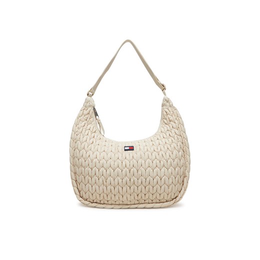 Tommy Jeans Torebka Tjw Urban Large Quilted AW0AW17929 Beżowy ze sklepu MODIVO w kategorii Torby Shopper bag - zdjęcie 183778415