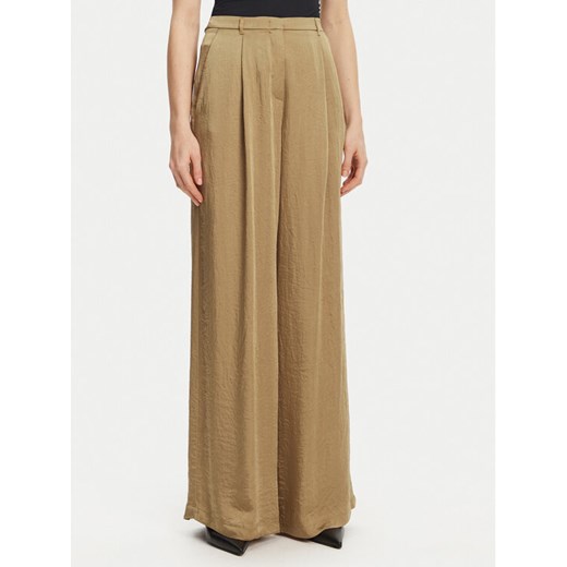 Marella Spodnie palazzo Silico 2513131125 Beżowy Wide Leg ze sklepu MODIVO w kategorii Spodnie damskie - zdjęcie 183778455