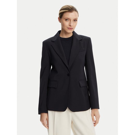 Weekend Max Mara Marynarka Lamine 2425046051 Granatowy Standard Fit ze sklepu MODIVO w kategorii Marynarki damskie - zdjęcie 183778475