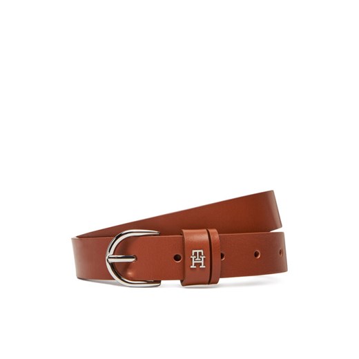 Tommy Hilfiger Pasek Damski Essential Effortless 2.5 Sv AW0AW17279 Brązowy ze sklepu MODIVO w kategorii Paski damskie - zdjęcie 183778495