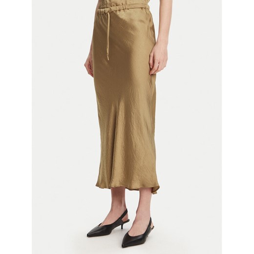 Marella Spódnica midi No 2513101055 Beżowy Regular Fit ze sklepu MODIVO w kategorii Spódnice - zdjęcie 183778498
