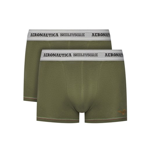 Aeronautica Militare Komplet 2 par bokserek AM1UBX004 Zielony ze sklepu MODIVO w kategorii Majtki męskie - zdjęcie 183778609