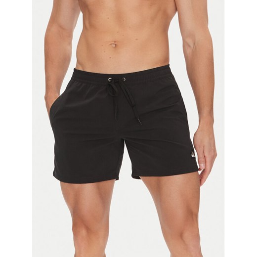 Quiksilver Szorty kąpielowe Everyday Solid Volley EQYJV04120 Czarny Regular Fit ze sklepu MODIVO w kategorii Kąpielówki - zdjęcie 183778679