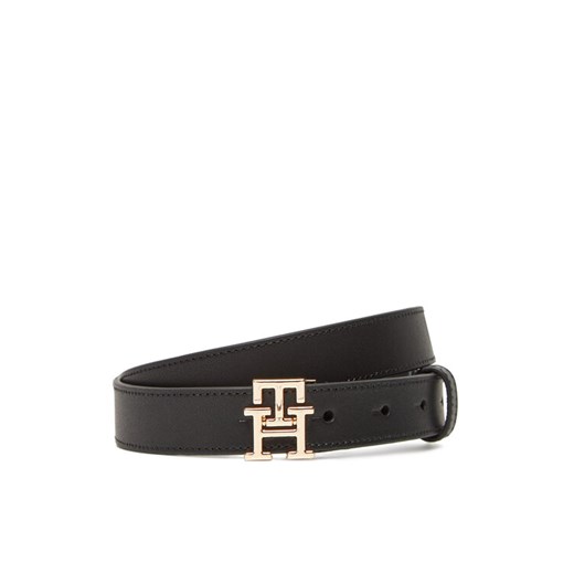 Tommy Hilfiger Pasek Damski Th Modern 2.5 AW0AW17496 Czarny ze sklepu MODIVO w kategorii Paski damskie - zdjęcie 183778685