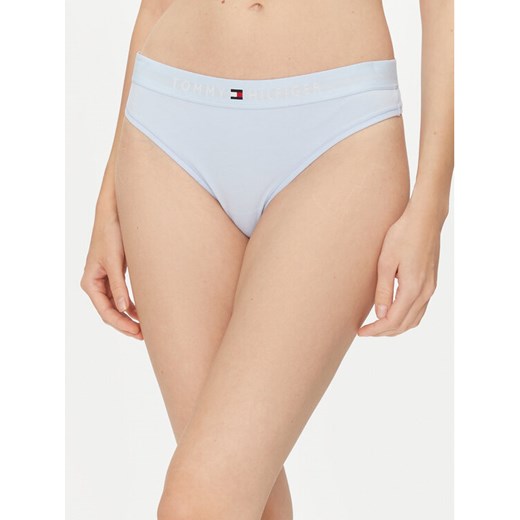 Tommy Hilfiger Stringi UW0UW04146 Błękitny ze sklepu MODIVO w kategorii Majtki damskie - zdjęcie 183778726