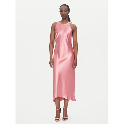 ACCESS FASHION Sukienka koktajlowa 53-3318-107 Różowy Regular Fit ze sklepu MODIVO w kategorii Sukienki - zdjęcie 183778786