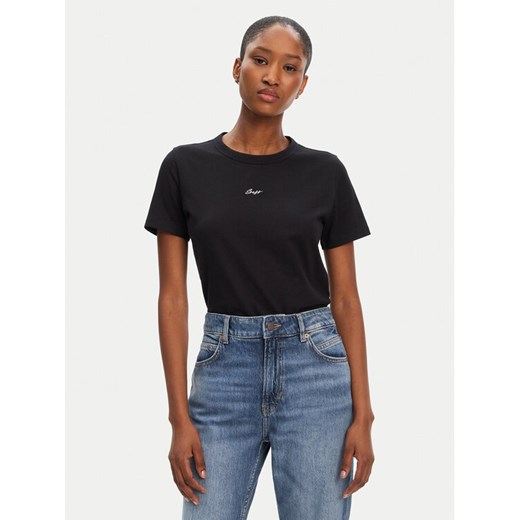 BOSS T-Shirt C_Elogo_5 50547547 Czarny Slim Fit ze sklepu MODIVO w kategorii Bluzki damskie - zdjęcie 183778828