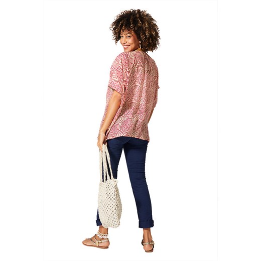 Aller Simplement Kimono w kolorze beżowo-czerwonym Aller Simplement 34-40 okazja Limango Polska