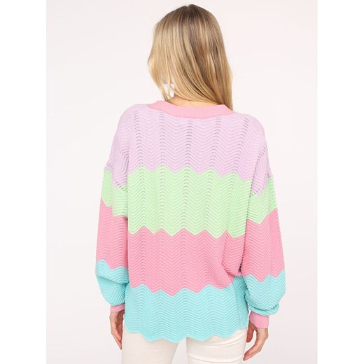 Sweter damski Zwillingsherz z dekoltem w serek