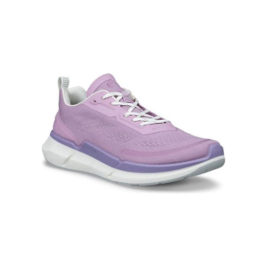Buty sportowe damskie Ecco sneakersy fioletowe sznurowane