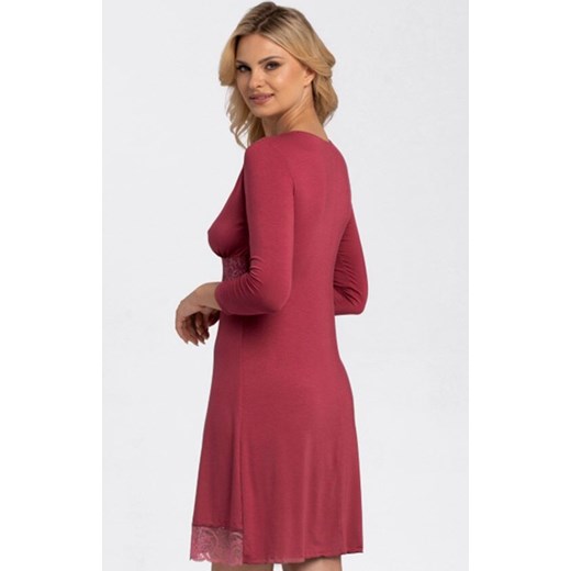 Koszula nocna damska róż antyczny Thelma, Kolor róż antyczny, Rozmiar XL, Babella ze sklepu Intymna w kategorii Koszule nocne - zdjęcie 183781645