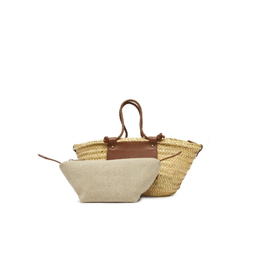 Castañer Torebka Campania Mini 025743-2003 Beżowy ze sklepu MODIVO w kategorii Torby letnie - zdjęcie 183782398