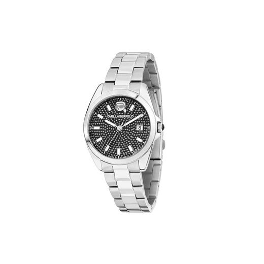 KARL LAGERFELD Zegarek R0553101515 Srebrny ze sklepu MODIVO w kategorii Zegarki - zdjęcie 183782468