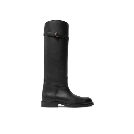 Polo Ralph Lauren Kozaki 818959252002 Czarny ze sklepu MODIVO w kategorii Kozaki damskie - zdjęcie 183782498
