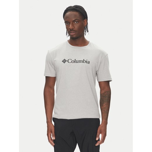 Columbia T-Shirt CSC Basic Logo EM2180 Szary Regular Fit ze sklepu MODIVO w kategorii T-shirty męskie - zdjęcie 183782507