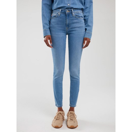 Jeansy damskie push up z wysokim stanem jasnoniebieskie Melinda High Waist 103 ze sklepu Big Star w kategorii Jeansy damskie - zdjęcie 183783215