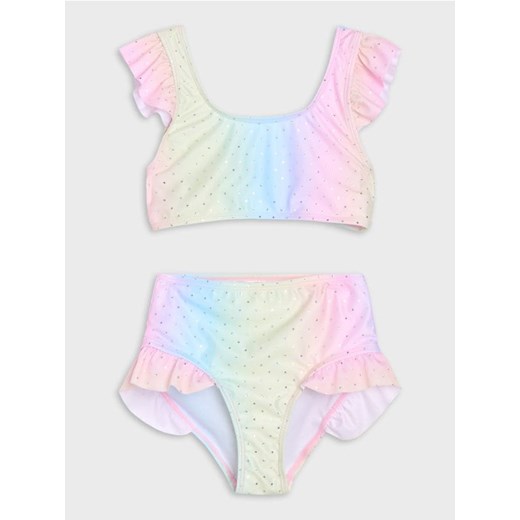 Sinsay - Kostium kąpielowy z efektem ombre z cekinami - wielobarwny Sinsay 146/152 Sinsay