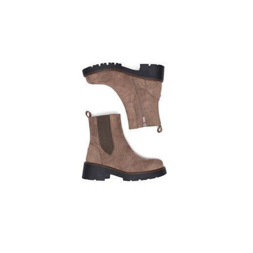 Botki Clara Barson WS6381-01 Beżowy Clara Barson 38 eobuwie.pl