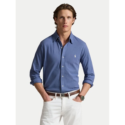 Polo Ralph Lauren Koszula 710654408143 Niebieski Regular Fit ze sklepu MODIVO w kategorii Koszule męskie - zdjęcie 183788255