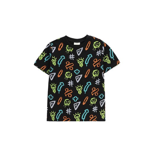Coccodrillo T-Shirt WC5143220VBB Czarny Regular Fit ze sklepu MODIVO w kategorii T-shirty chłopięce - zdjęcie 183788278
