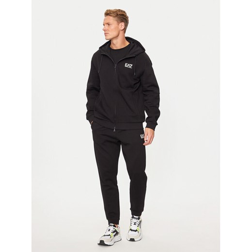 EA7 Emporio Armani Dres 6DPV66 PJVTZ 1200 Czarny Regular Fit ze sklepu MODIVO w kategorii Dresy męskie - zdjęcie 183788285