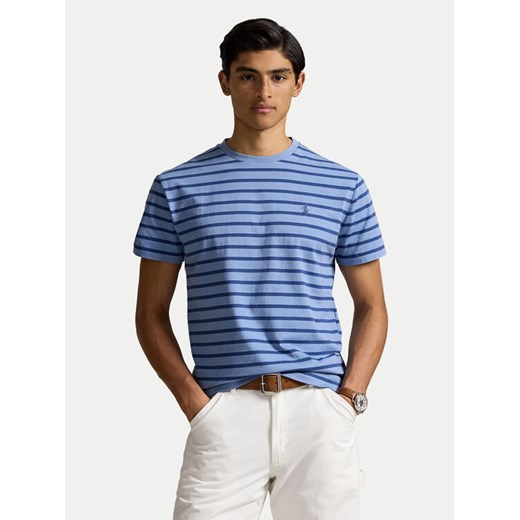 Polo Ralph Lauren T-Shirt 710938134009 Niebieski Custom Slim Fit ze sklepu MODIVO w kategorii T-shirty męskie - zdjęcie 183788305