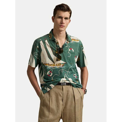 Polo Ralph Lauren Polo 710971786001 Zielony Classic Fit ze sklepu MODIVO w kategorii T-shirty męskie - zdjęcie 183788357