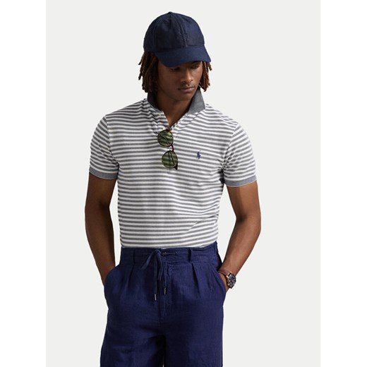 Polo Ralph Lauren Polo 710974596001 Niebieski Custom Slim Fit ze sklepu MODIVO w kategorii T-shirty męskie - zdjęcie 183788377