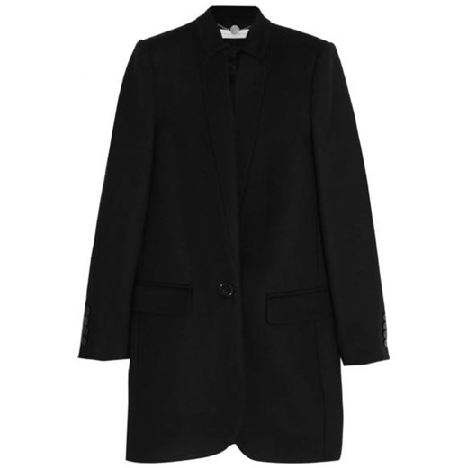 Bryce wool-blend coat net-a-porter czarny 