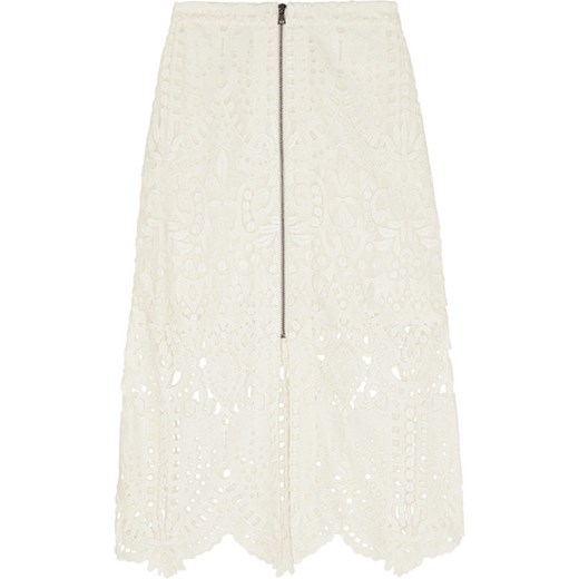 Trellis guipure lace skirt net-a-porter  