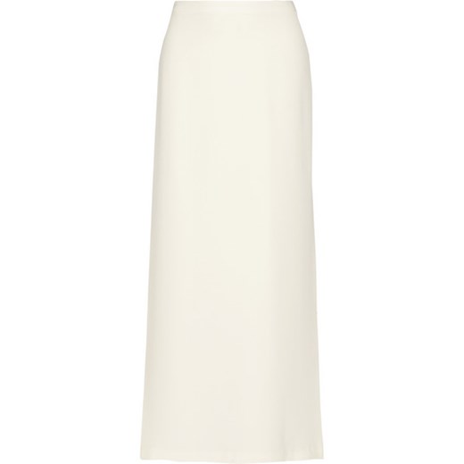 Lace-paneled silk-crepe maxi skirt net-a-porter  maxi