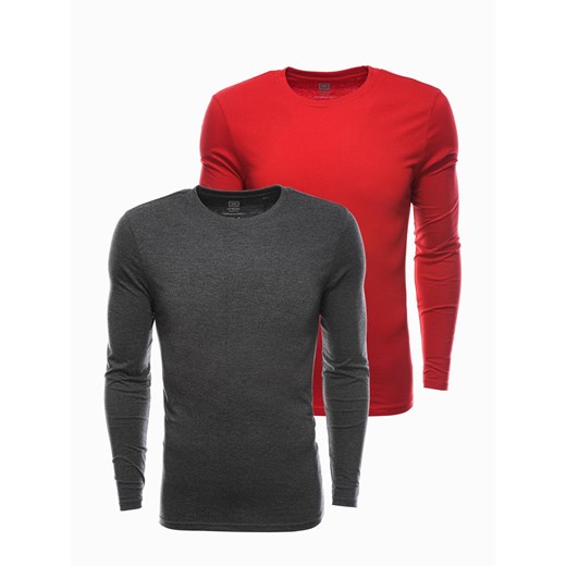 Zestaw longsleeve męski z długim rękawem 2-pak - mix V4 Z43 ze sklepu ombre w kategorii T-shirty męskie - zdjęcie 183801237