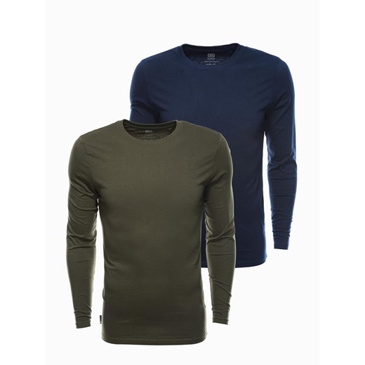 Zestaw longsleeve męski z długim rękawem 2-pak - mix V7 Z43 ze sklepu ombre w kategorii T-shirty męskie - zdjęcie 183801238