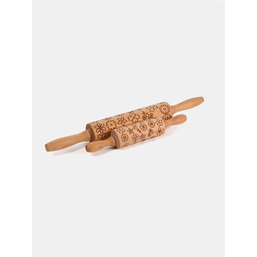 Sinsay - Grawerowane wałki do ciasta 2 pack - beżowy ze sklepu Sinsay w kategorii Akcesoria do pieczenia - zdjęcie 183801717